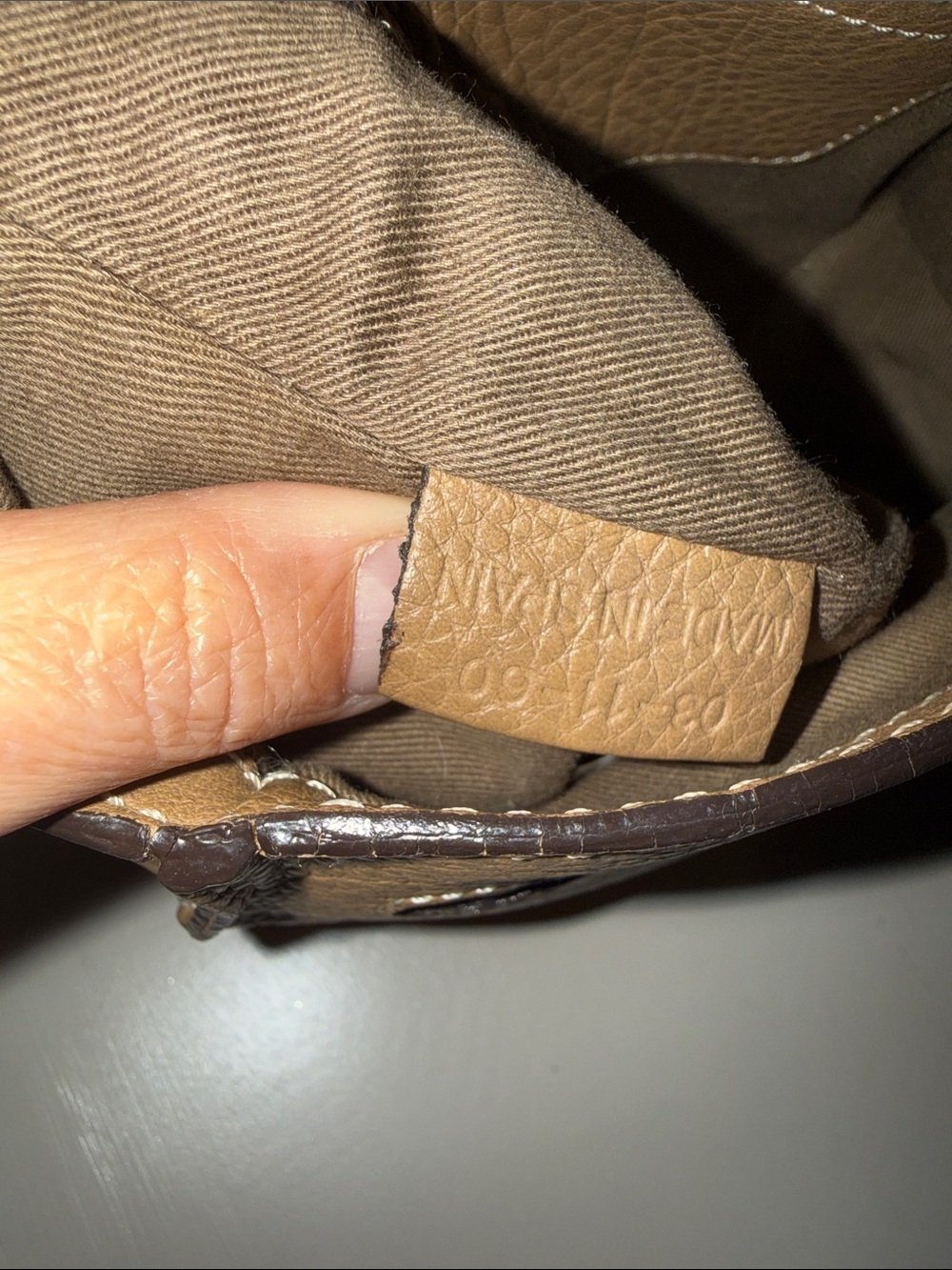 Chloe soft leather Small Saddle Bag in Brown - Picture 10 of 10